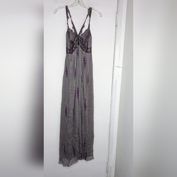 FREE PEOPLE Artemis Grecian Maxi Dress Size 2 - Picture 8 of 11